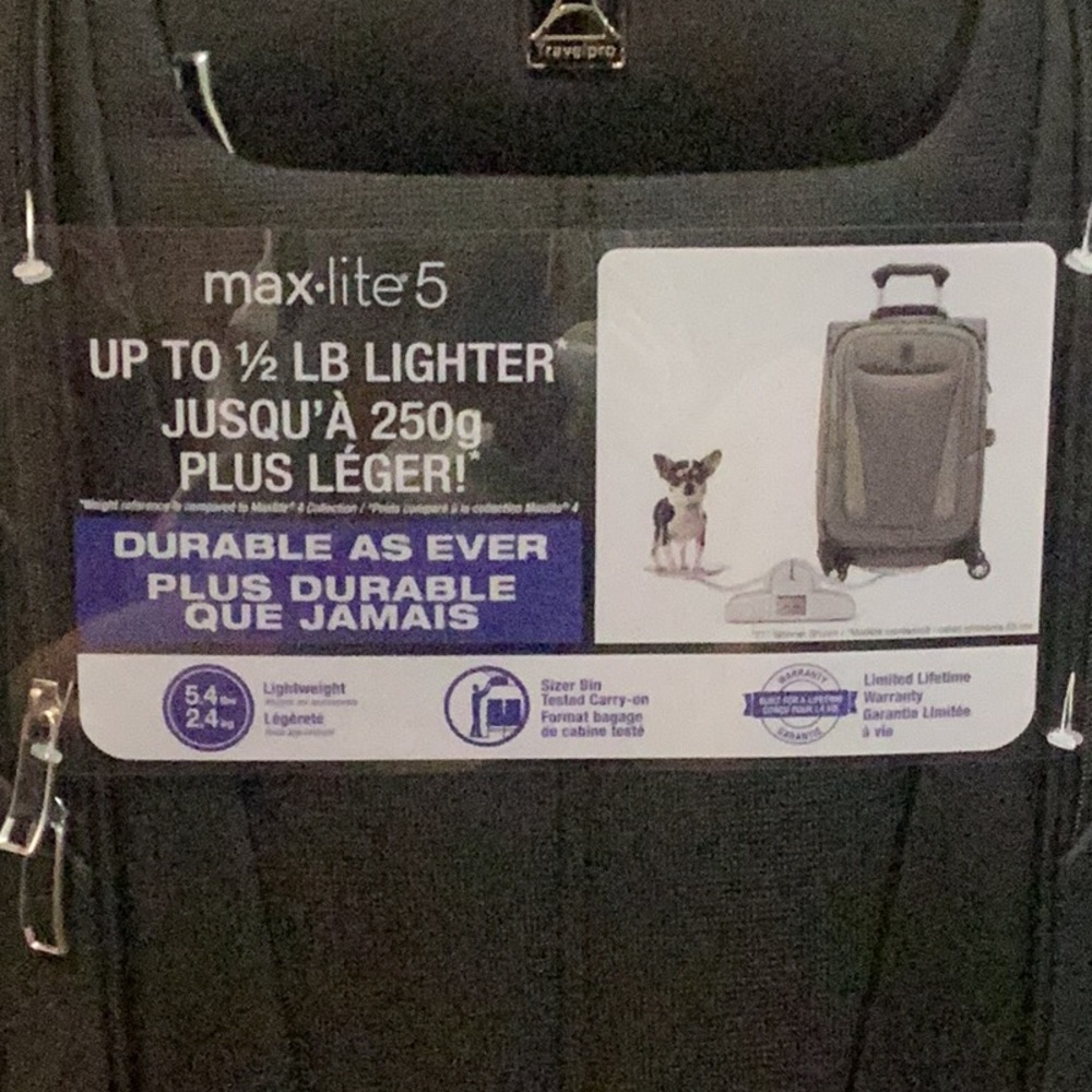 Max lite 5 carryon suitcase